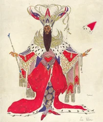 Diseño de vestuario para Potiphar en 